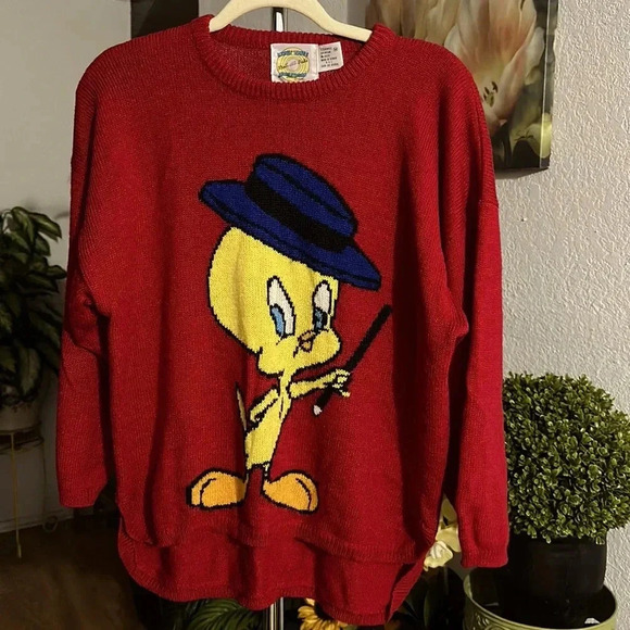 Looney tunes merrie melodies vintage sweater size M - Picture 1 of 8